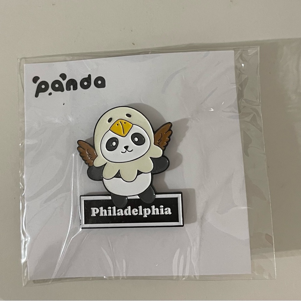 Panda Philadelphia Enamel Pin